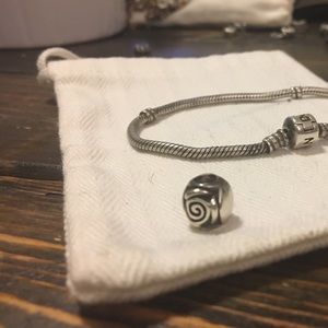 Pandora Sterling Rose Charm